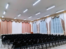 Одежда сцены и шторы в актовый зал Центра образования №58 «Поколение будущего», Тула