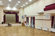 Одежда сцены и шторы в ДК Большесальского Сельского Поселения, Ростовская область