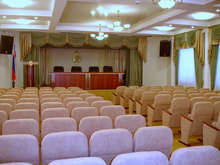 Текстильное оформление актового зала Управления ФСБ по Орловской области